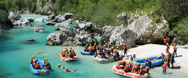 Rafting v Bovci